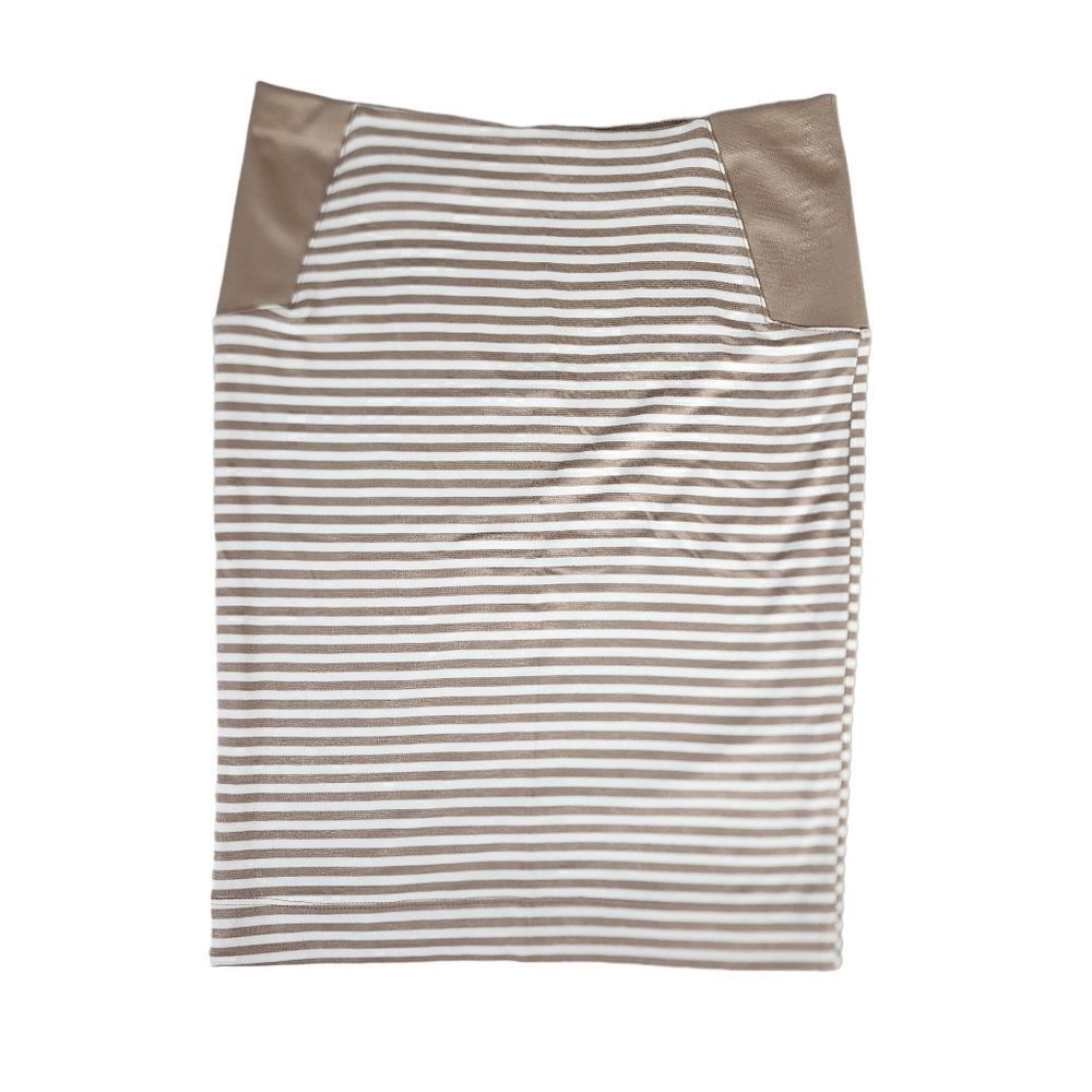 Greylin Tan striped Bodycon pencil skirt